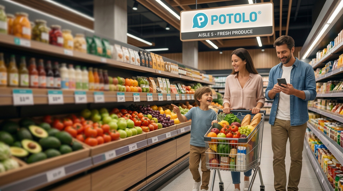 Community shopping locally through Potolo